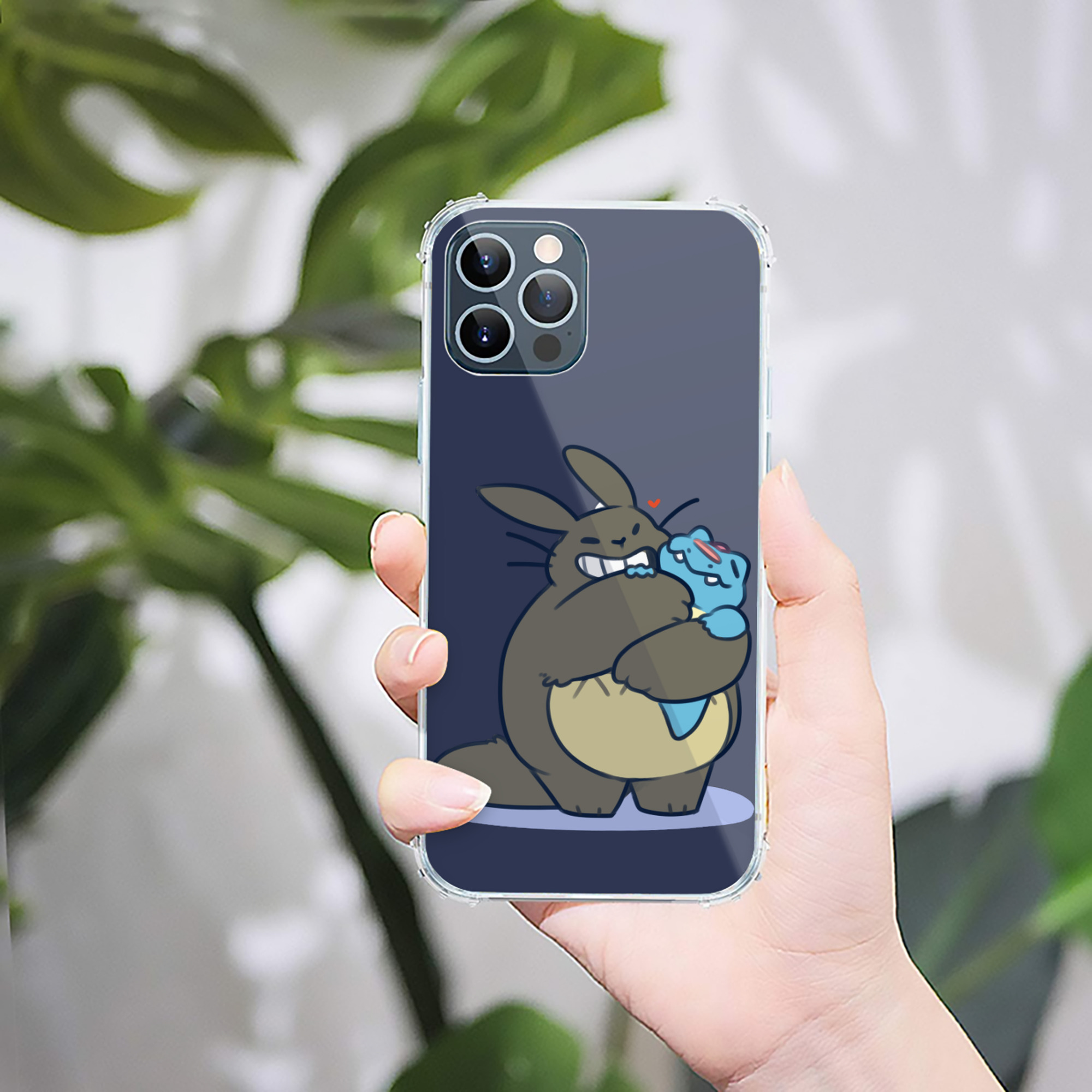 （画像用） となりのトトロ 草壁メイ 草壁サツキ My Neighbor Totoro Satsuki Kusakabe Mei Kusakabe 【iPhone 12シリーズ対応】透明スマホケース（クリアソフトケース）